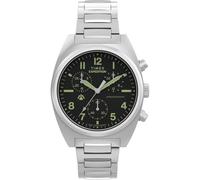 Timex Montre chronographe quartz pour hommes Expedition North Capstone Noir/Argent Taille unique