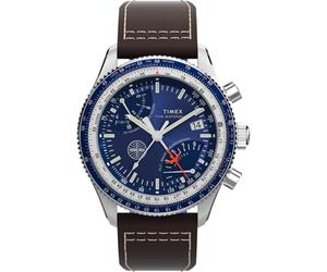 Timex Montre Chronographe Quartz pour Hommes Fly Back x Pan Am