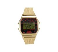 Timex Men's T-80 x Space Invaders 34mm Gold-Tone Digital Watch