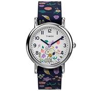 Timex Montre décontractée TW2V45900JT, Snoopy Floral, Sangle