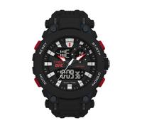 Timex - Montre digitale en caoutchouc avec fonction chronographe - Homme - Accessoires - Noir - Taille: ONE Size