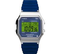 Timex Montre Digitale pour Hommes avec Un Bracelet en Plastique T80