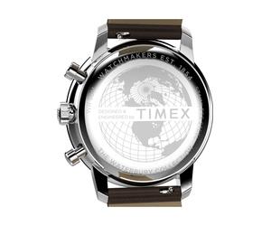 TIMEX Montre digitale 'Waterbury Metropolitan' marron / argent, Taille One Size