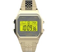 Timex Montre Doré Digital Unisexe T80 TW2U93500