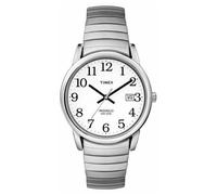 Timex Montre Easy Reader Indiglo (35 Mm) Cadran Blanc / Bracelet T2H451