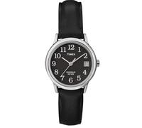 Timex Montre Femme Easy Reader T2N525 Quartz Étanche 3 ATM Verre Minéral Cadran Noir Laiton Noir