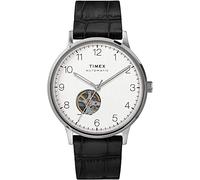 Timex Montre Homme Automatic Automatique Waterbury avec Un Bracelet en Cuir