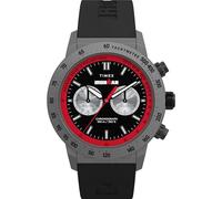 Timex Montre Ironman Adrenaline 44 mm pour homme - Bracelet noir - Cadran noir - Boîtier en bronze, noir