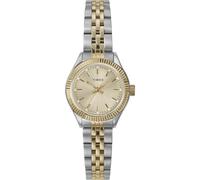 Timex Montre Legacy 25 mm pour femme - Bracelet bicolore - Cadran doré - Boîtier bicolore