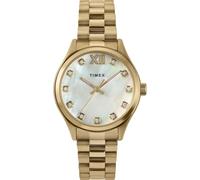 Timex Montre Legacy 36 mm pour femme, Doré/doré/nacre, Traditionnel