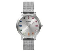 Timex Montre Main Street 31 mm pour femme - Triple ton argenté