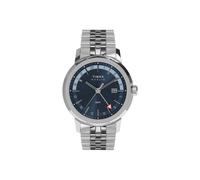 Timex montre Marlin Quartz GMT 40 mm en acier inoxydable TW2Y47600
