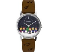 Timex Montre Mécanique Analogique pour Mixte x Peanuts “The Gang Singing Marlin