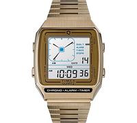 Timex Sport Montre unisexe, 33 mm, bracelet en résine noir, cadran numérique, boîtier noir TW5M62700