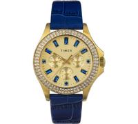 Timex Montre Multi-Cadrans pour Femmes avec Un Bracelet en Cuir Kaia
