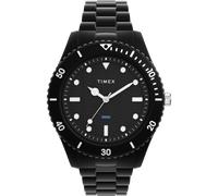 Timex - TW2Y04500 - Trend Montre pour Homme avec Bracelet Noir Tide Ocean Material