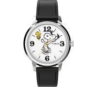 Timex Montre Noir Analogique Unisexe Peanuts Marlin TW2Y19900