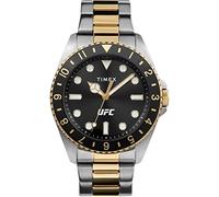Timex Montre pour Homme Analogique avec Un Bracelet en Acier Inoxydable UFC Debut