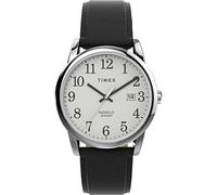 Timex Montre pour Homme Easy Reader, Noir/argenté/blanc/38 mm, 38mm, Montre Easy Reader