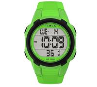 Timex Montre unisexe T100 40 mm, Vert/Vert/Numérique, Numérique