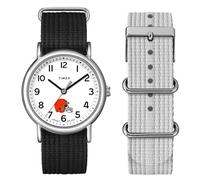 Timex Montre unisexe Weekender 38 mm Cleveland Browns, noir