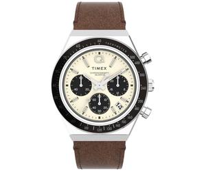 Timex Q Chronograph TW2V42800 - Homme - 40 mm - Analogique - Quartz - Plexiglas
