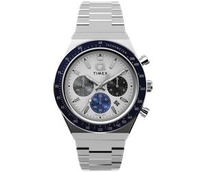 Timex Q Chronograph TW2Y36200 - Homme - 40 mm - Analogique - Quartz - Plexiglas