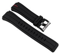 Timex T2N720 - Bracelet de Montre en Cuir, Noir (16 mm)