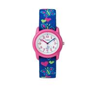 Timex Time Machines 29mm Papillons Coeurs Bleu Montre Enfants T89001