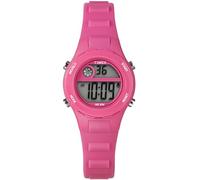 Timex - TW2W92500 Machines Montre Numérique pour Enfant avec Bracelet en Résine Rose, Cadran Numérique, Boîtier Rose 27 mm