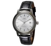 Timex TW2Y22900 Montre Homme Timex Waterbury Remontage Automatique Étanche jusqu'à 50 m Verre Minéral Cadran Argenté Acier Inoxydable Argent Argent