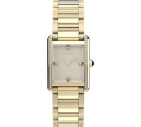 Timex - TW2Y28100 - Trend Montre pour Femme avec Bracelet en Acier Inoxydable Doré, Cadran Crème, Boîtier Doré 24 mm