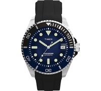 Timex TW2Y51000 Harborside Montre Automatique avec Bracelet en Silicone pour Homme 40 mm