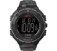 Timex UFC Strength Shock XL Homme 50mm Bracelet Silicone Noir Montre TW2V85100