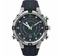 Timex, unisex, Accessoires, Gris, Taille: ONE Size Montre Expedition Tide-Temp-Compass 45mm avec bracelet en silicone