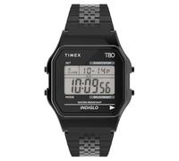 Timex Unisexe Numérique Montre T80 avec Bracelet en Acier Inoxydable