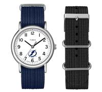 Timex Weekender Coffret montre unisexe 38 mm Tampa Bay Lightning, bleu