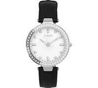 Timex Women Analogue Quartz Watch with Leather Strap TW2V45200