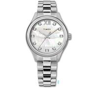 Timex Women's Legacy Analogue Quartz Watch Blanc/Argenté Taille unique Female