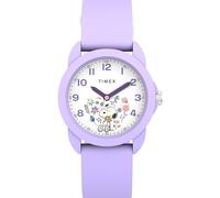Timex Youth Peanuts Youth Spring Montre 30 mm - Bracelet Violet Cadran Blanc Boîtier Violet
