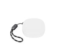 TIMEYUE Étui pour Anker Soundcore P20i, Étui en Silicone Souple Case avec Lanière, Étui de Protection pour Soundcore P20i-Blanc