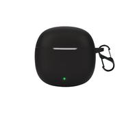TIMEYUE Étui pour Honor Earbuds X6, Étui en Silicone Souple, avec Clip en Forme de D, Étui de Protection pour Honor Earbuds X6-Noir