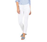 Timezone 7/8 Jean slim Nalitz 7/8 pour femme - Taille moyenne - Coupe ajustée - Blanc W25-W33, 3338-0100 Pure White, 26W