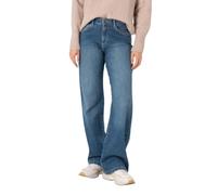 Timezone Coratz Jean pour femme - Taille haute - Coupe droite - Bleu, bleu jeans, 29W / 32L
