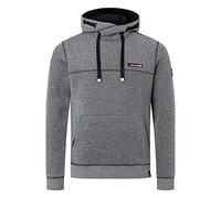 Timezone Hi-Tech Sweat à Capuche Sweatshirt, Gris foncé mélangé, XXL Homme