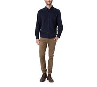 Timezone Jannotz Pantalon chino slim pour homme Coupe ajustée Marron gris vert coton, Carmello Minimal 6408, 32W / 32L