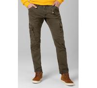 TIMEZONE Men trousers regular fit medium rise slim legs cargo pockets stretch