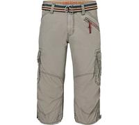 Timezone MilesTZ Miles Short cargo 3/4 Gris militaire, Gris militaire 6168, 30W