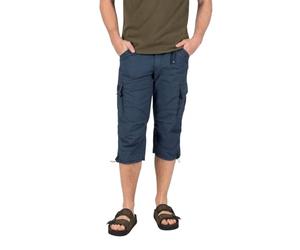 Timezone MILESTZ Short cargo 3/4 pour homme - Taille moyenne - Coupe ample - W30-W40