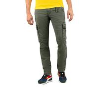 Timezone Pantalon de Loisirs Regular Bentz pour Homme, Bois d'olive, 36W x 34L